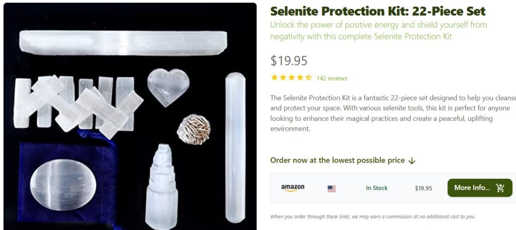 Selenite Protection kit