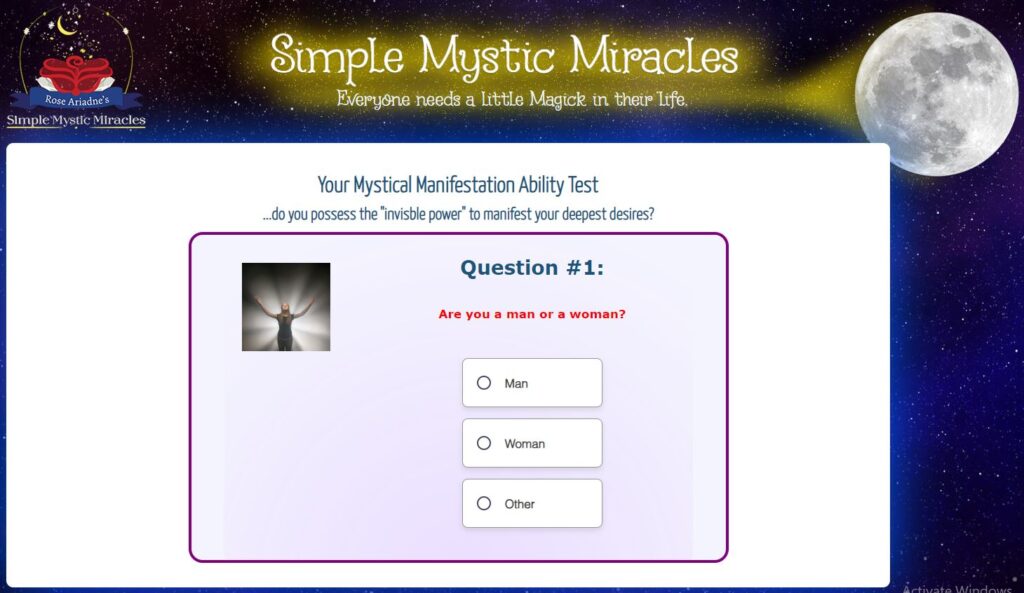 Magic Manifestation Quiz